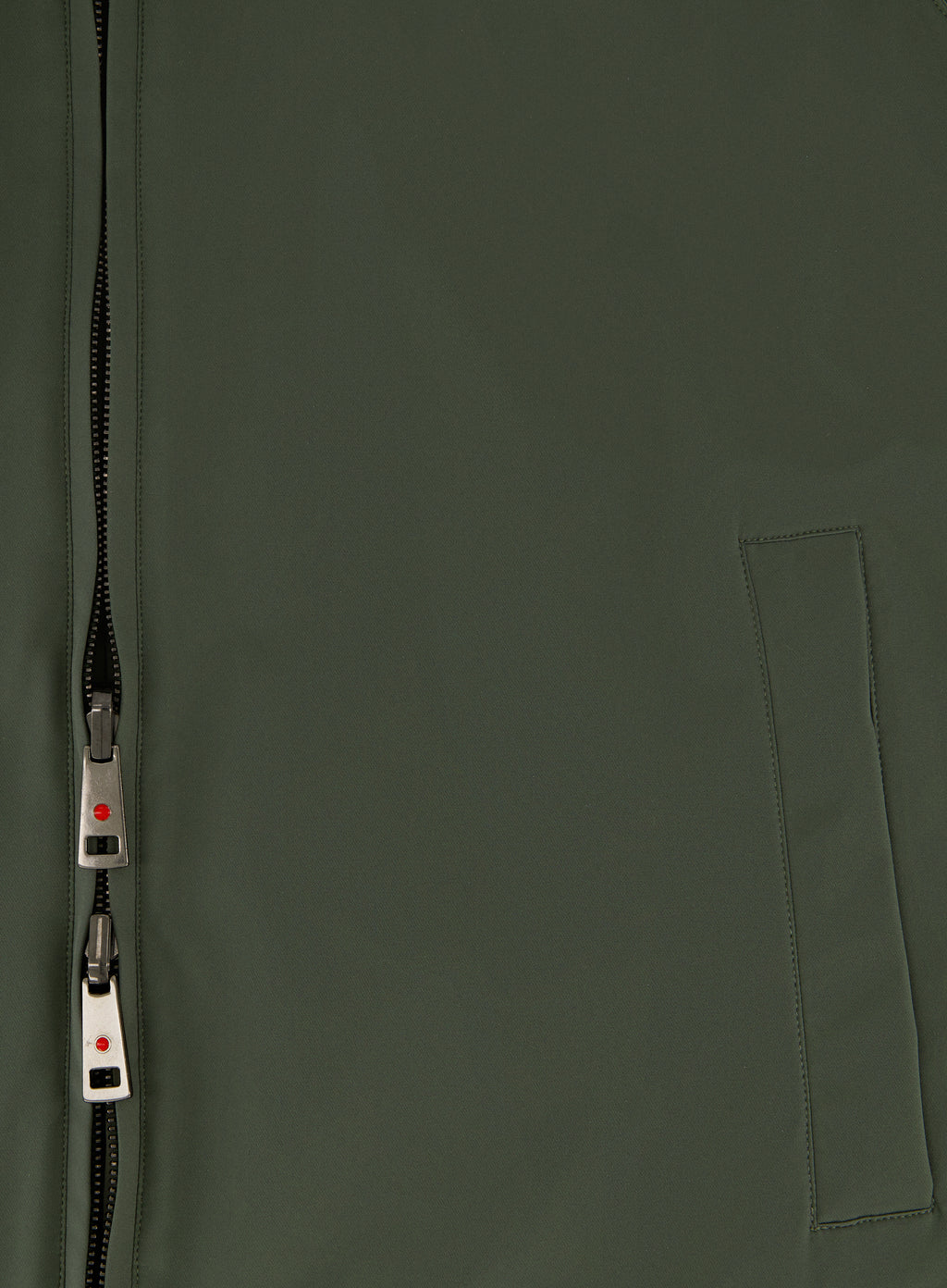 Bodywarmer met opstaande kraag | FULL_WIDTH | D.Groen