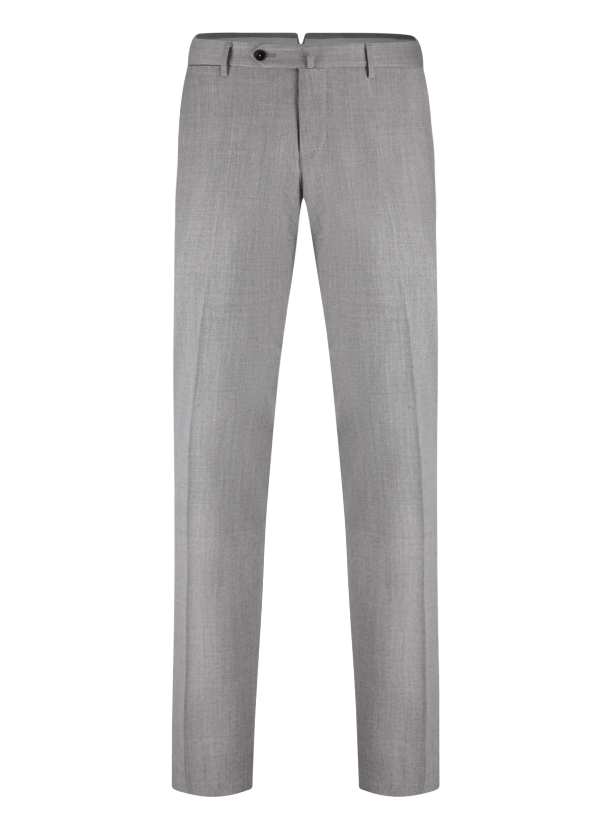 Pantalon van wol en zijde | L.Grijs