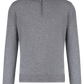 Half-zip vest van wol en cashmere | L.Grijs