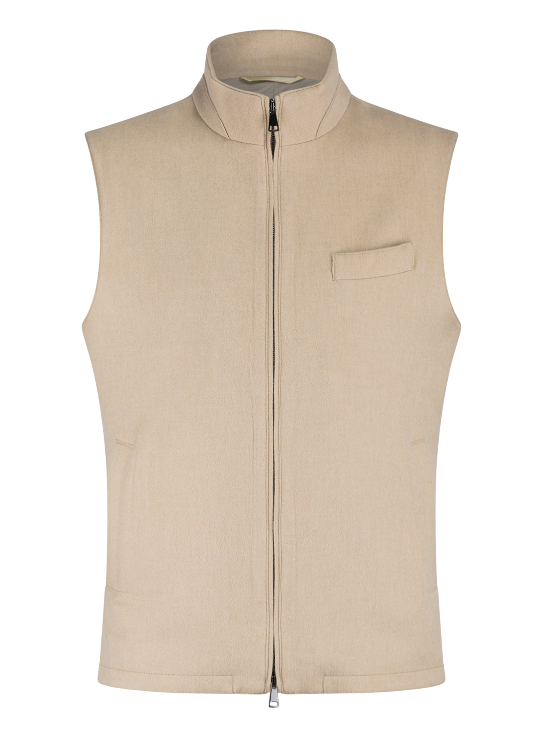 Bodywarmer van kameelhaar | Beige