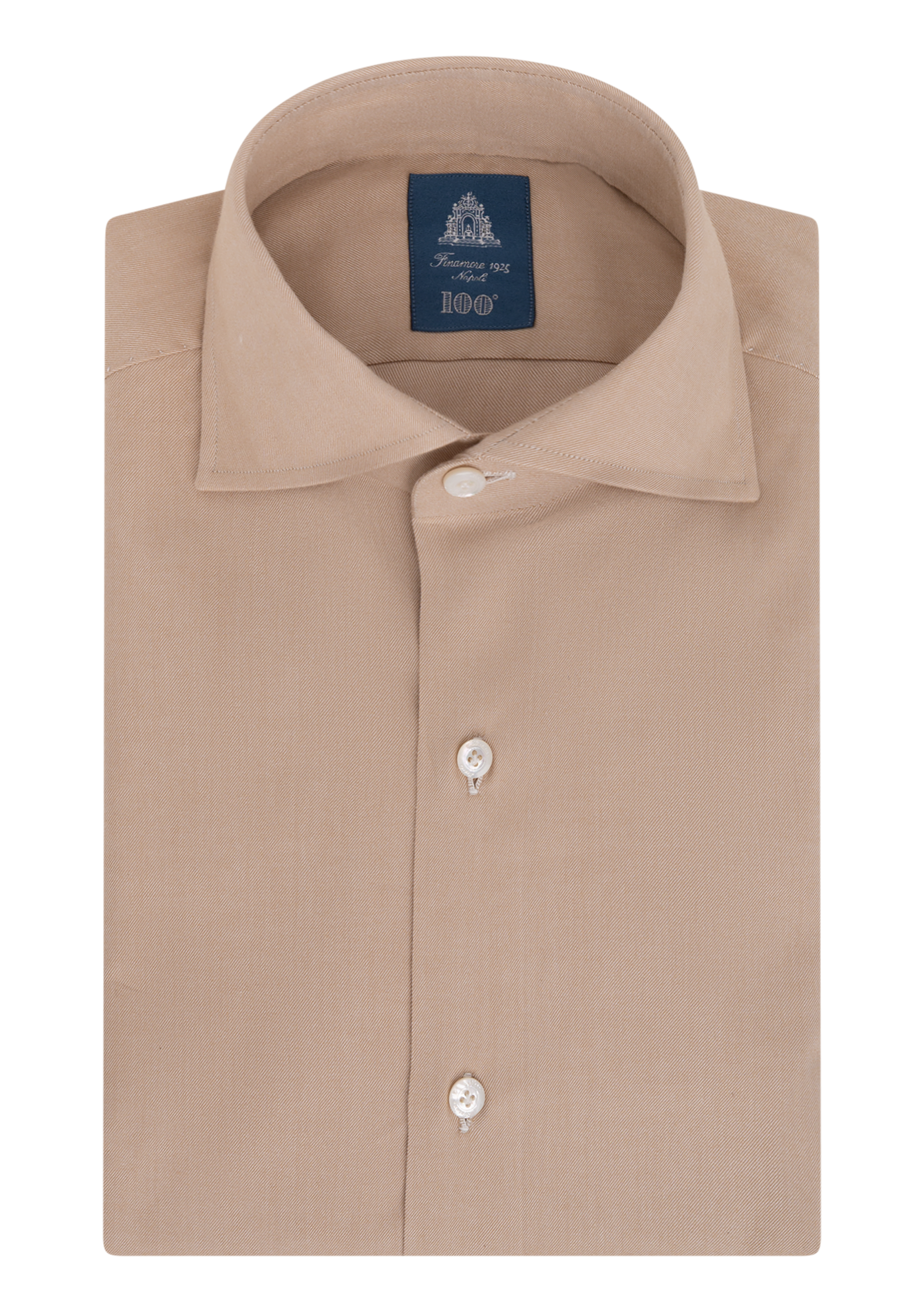 Napoli shirt van katoen | Beige