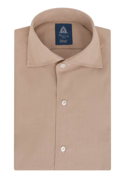 Napoli shirt van katoen | Beige