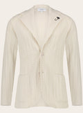 Knitted jasje van katoen | Beige