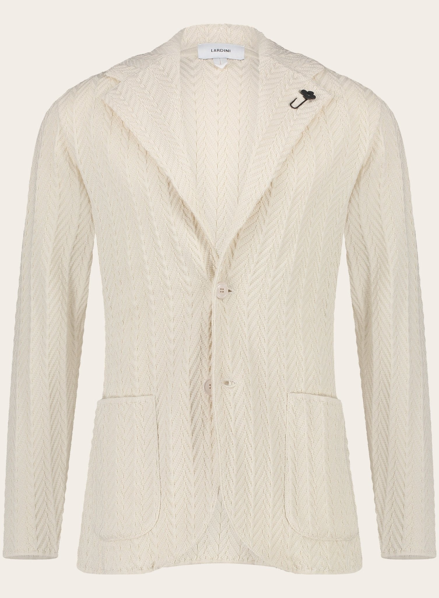 Knitted jasje van katoen | Beige