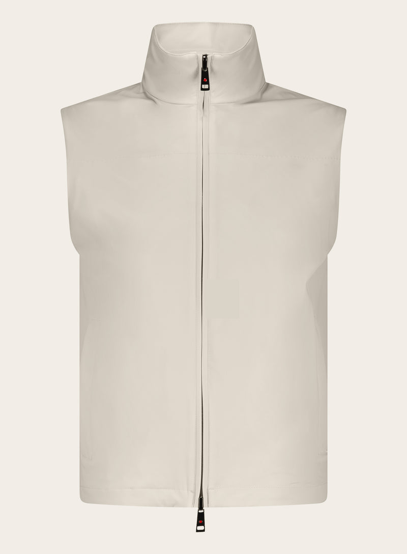 Bodywarmer met opstaande kraag