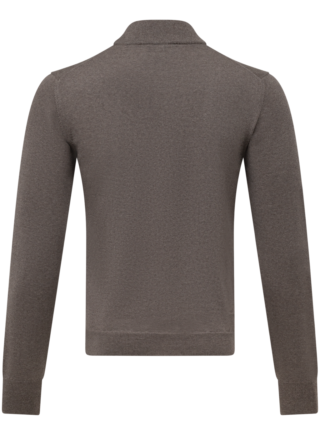 Mockneck trui van virgin wol | Beige