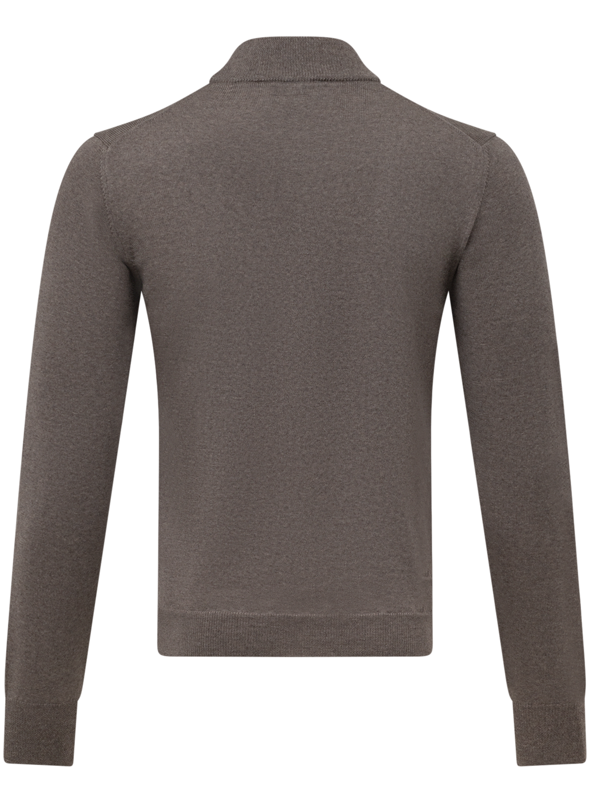 Mockneck trui van virgin wol | Beige
