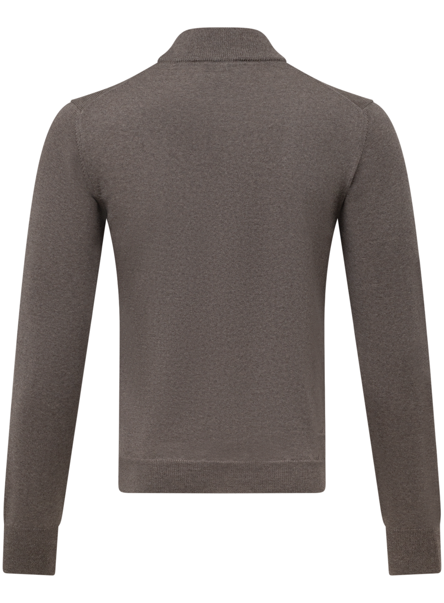 Mockneck trui van virgin wol | Beige