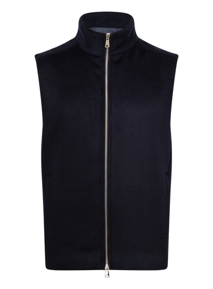 Axel bodywarmer van wol | BLUE NAVY