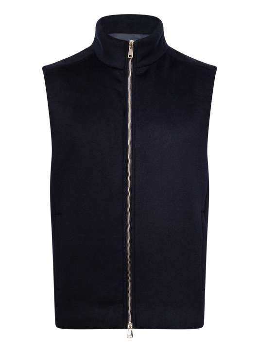 Axel bodywarmer van wol | BLUE NAVY