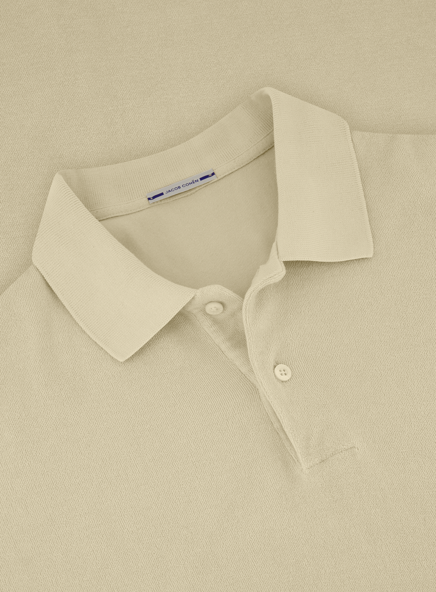 Poloshirt van katoen | FULL_WIDTH |Beige