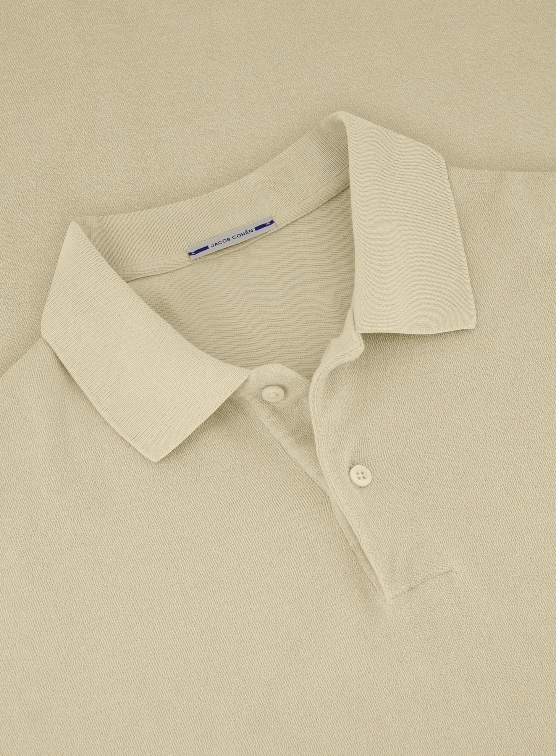 Poloshirt van katoen | FULL_WIDTH |Beige