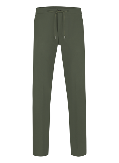 Jog pantalon met stretch | Groen
