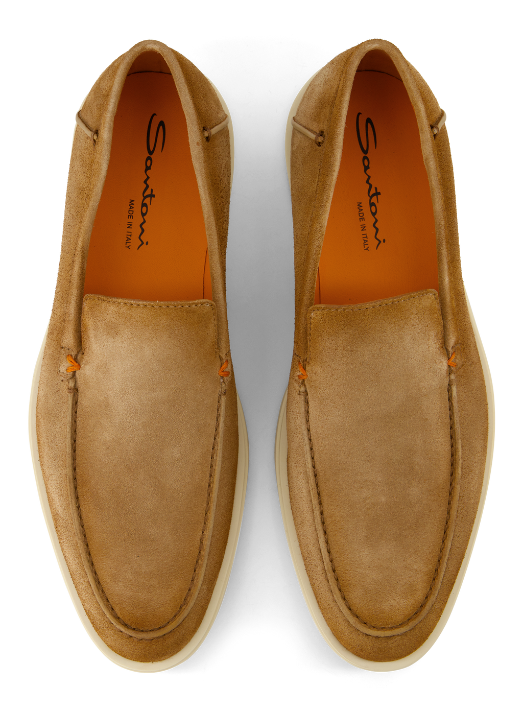 Loafers van suède | Beige