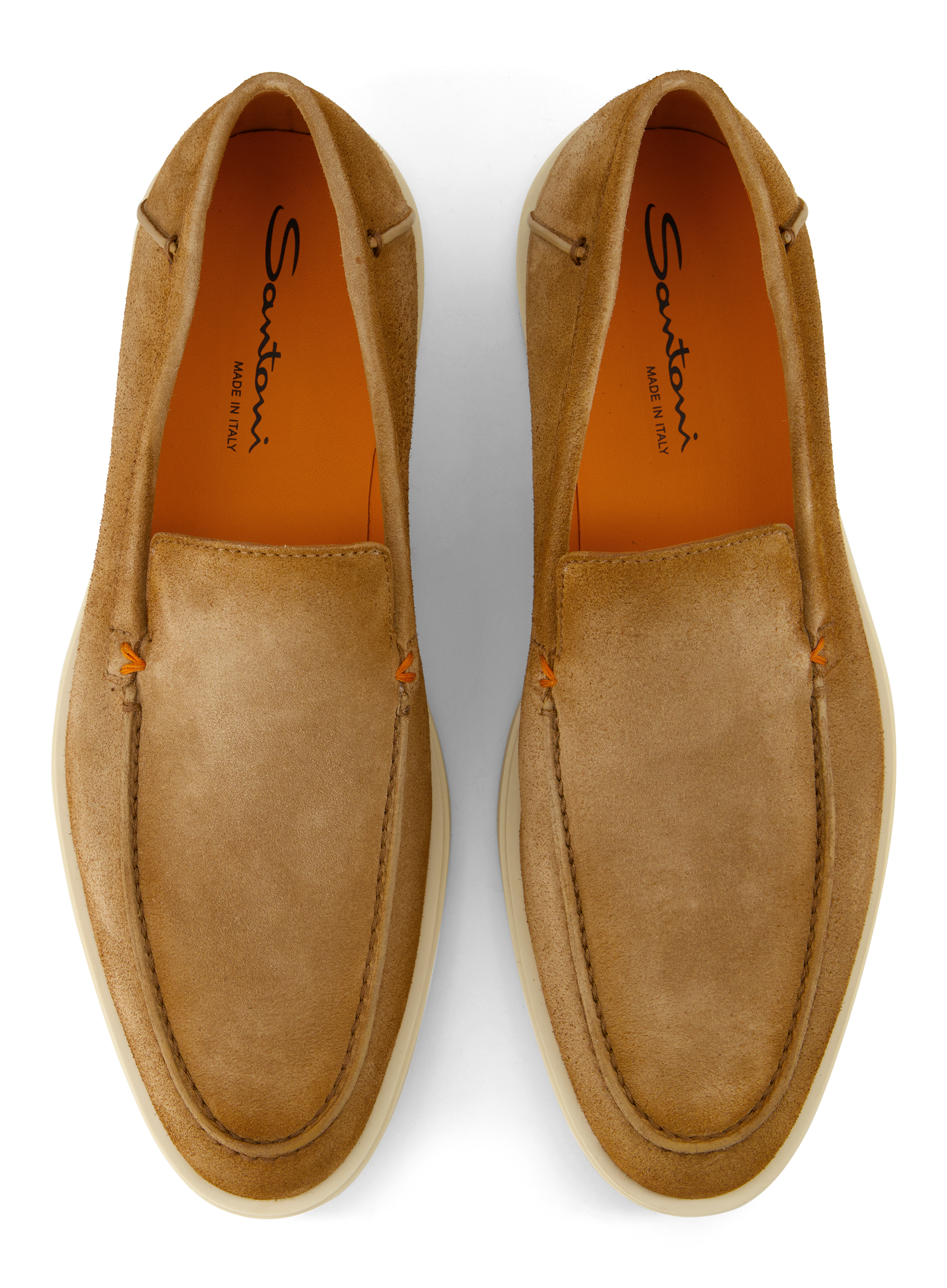Loafers van suède | Beige