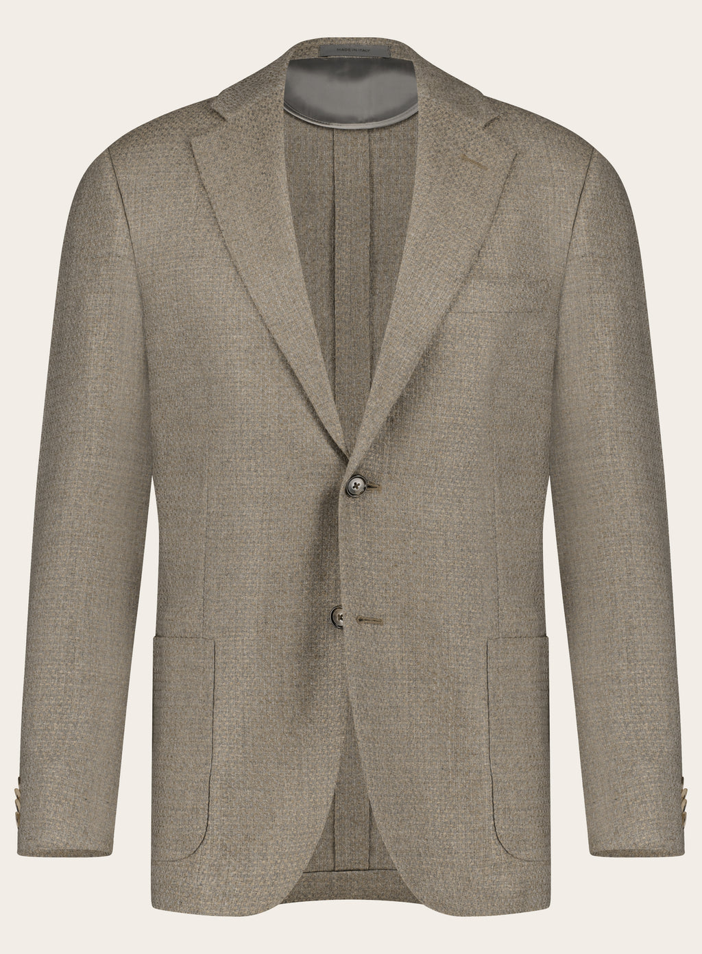 Regular-fit cashmere jasje | Beige