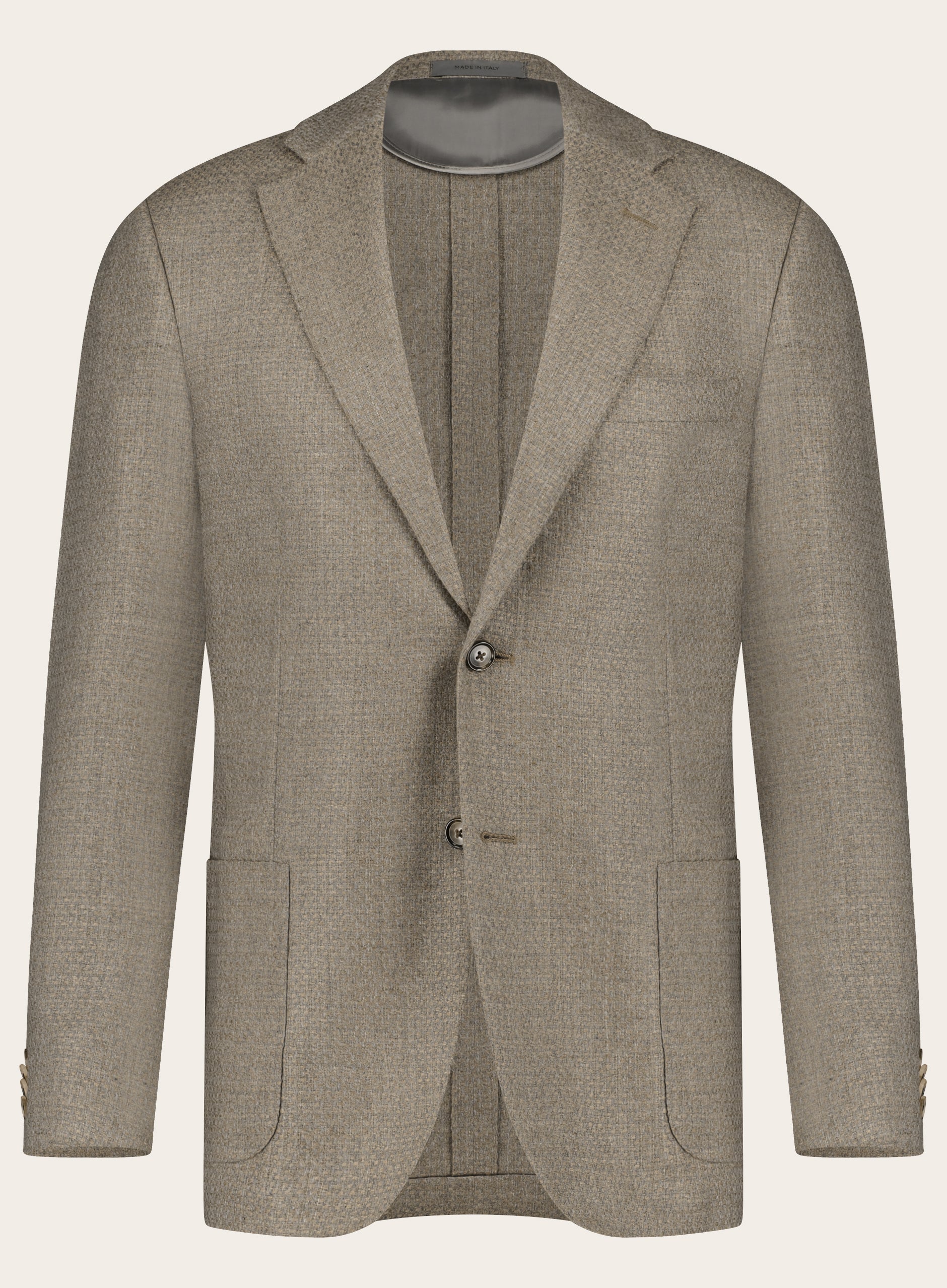 Regular-fit cashmere jasje | Beige
