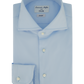 Stretch shirt van katoen | L.Blauw