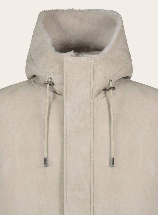 Denzel jas van suède | L.Beige