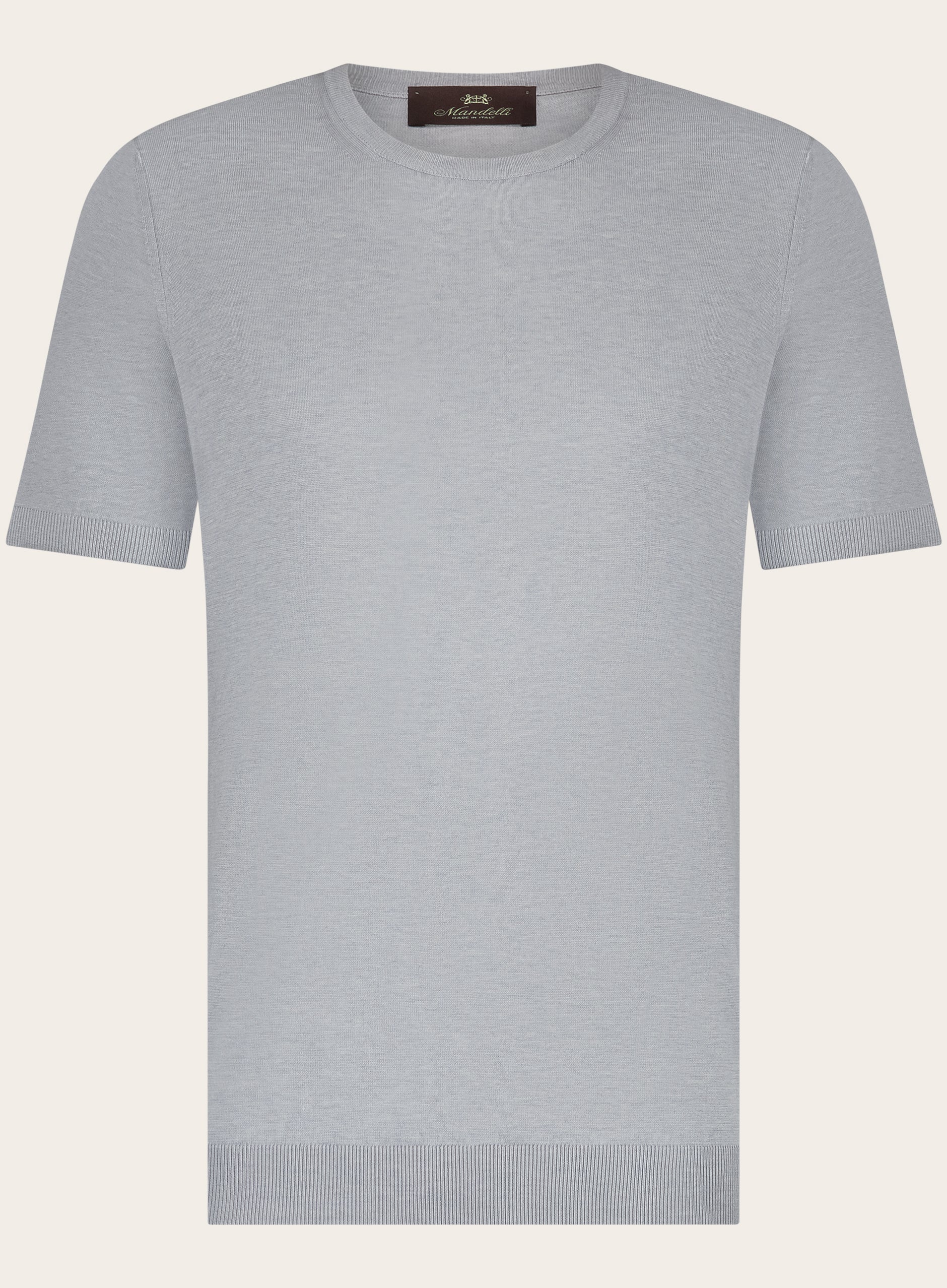 T-shirt van zijde | L.Blauw