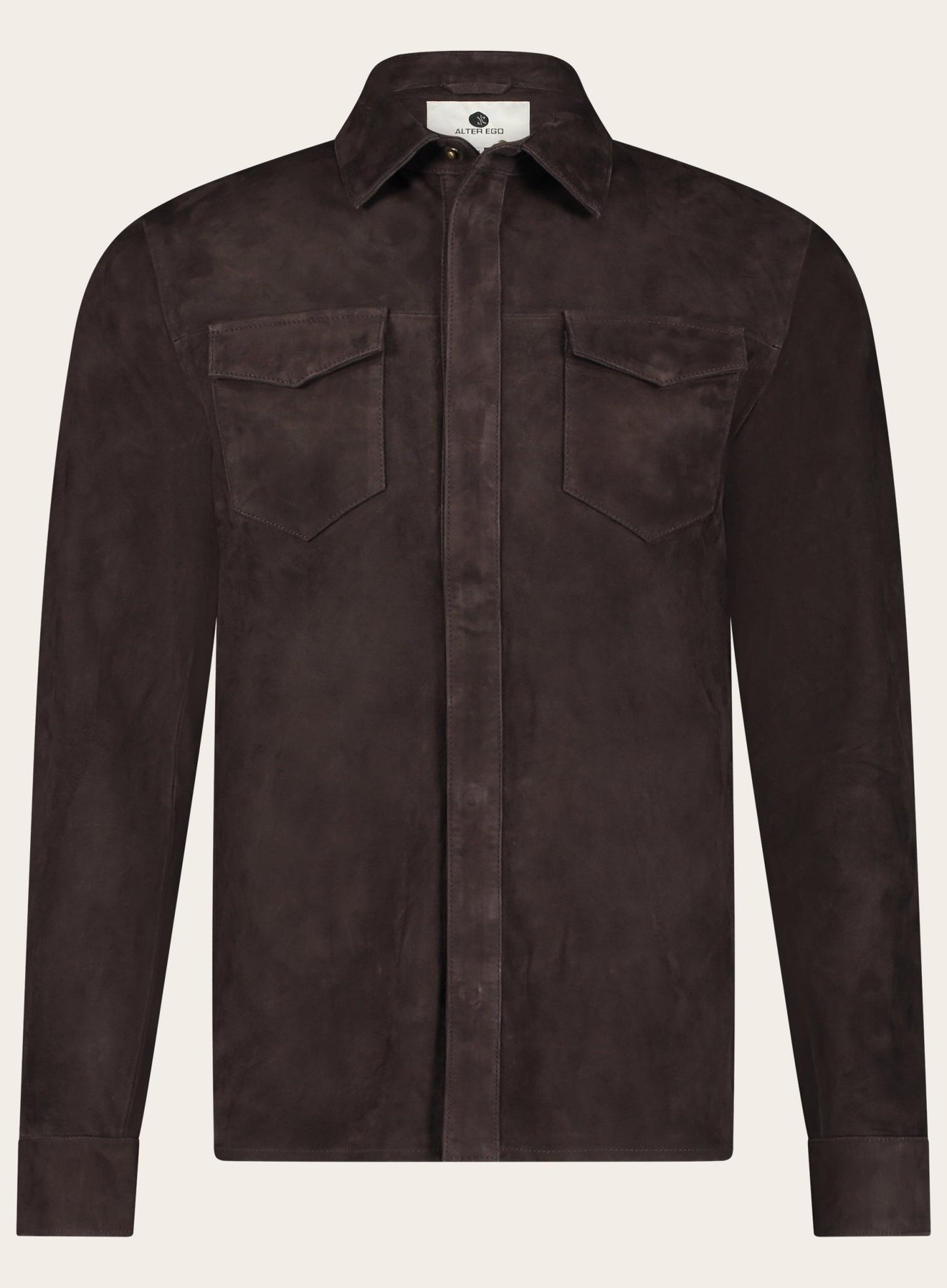 Robert overshirt van suède | D.Bruin