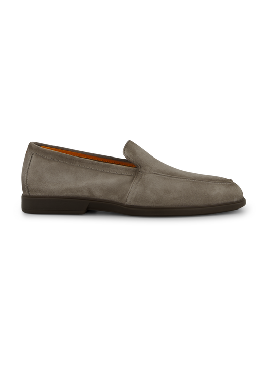 Loafers van suède | TAUPE