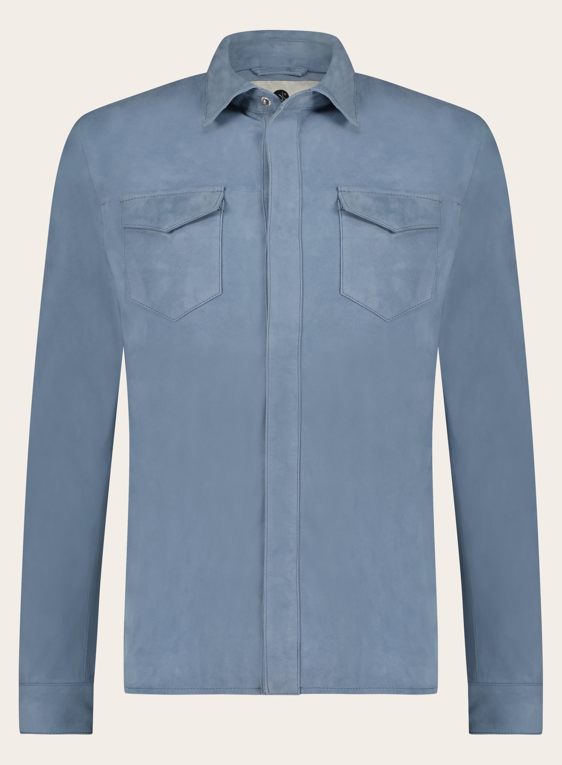Robert overshirt van suède | L.Blauw