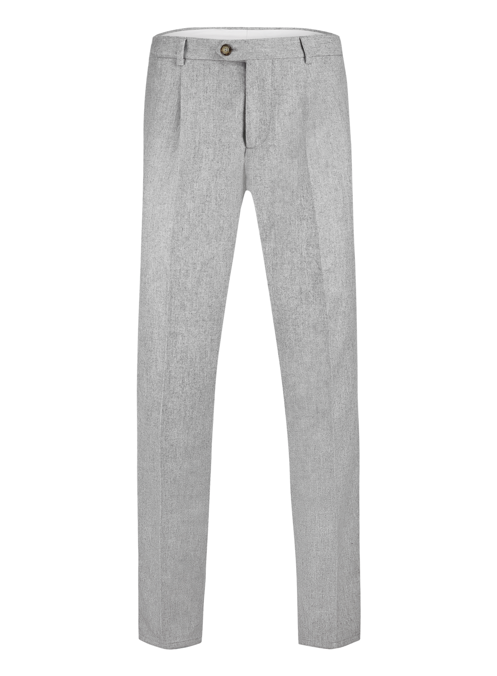 Pantalon van wol | Grijs
