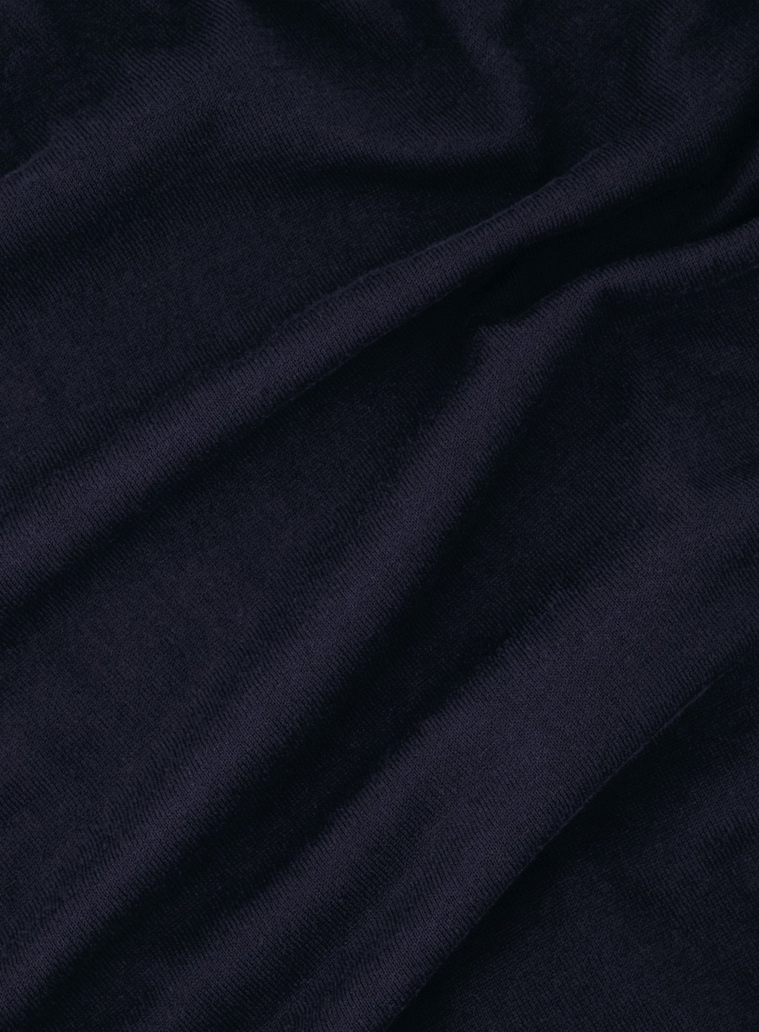 Poloshirt met lange mouwen van katoen | BLUE NAVY
