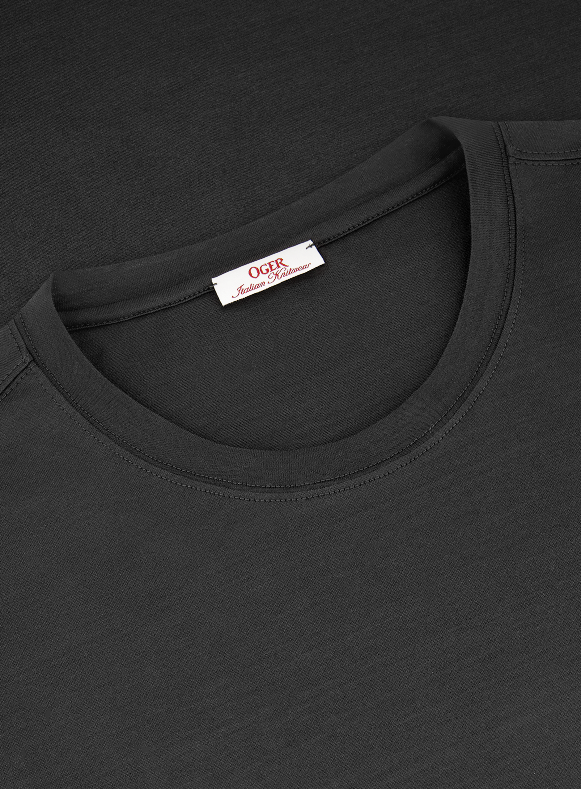 T-shirt van katoen | FULL_WIDTH | WARM GREY