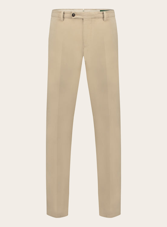 Pantalon van katoen | Beige