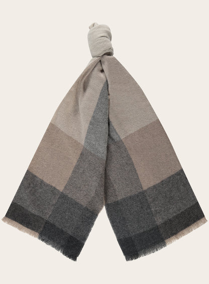 Shawl van wol en cashmere | Beige