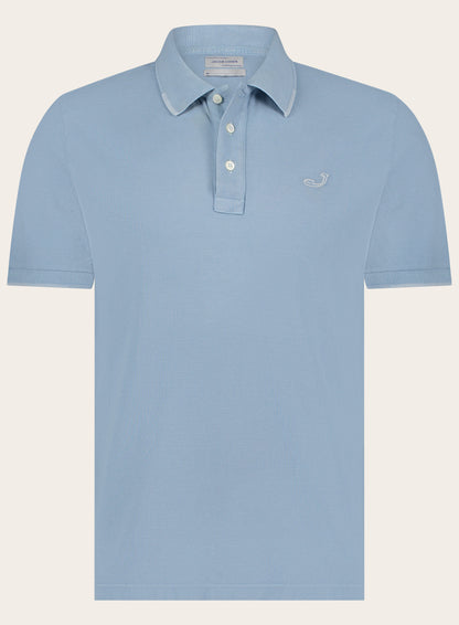 Poloshirt van katoen | L.Blauw 