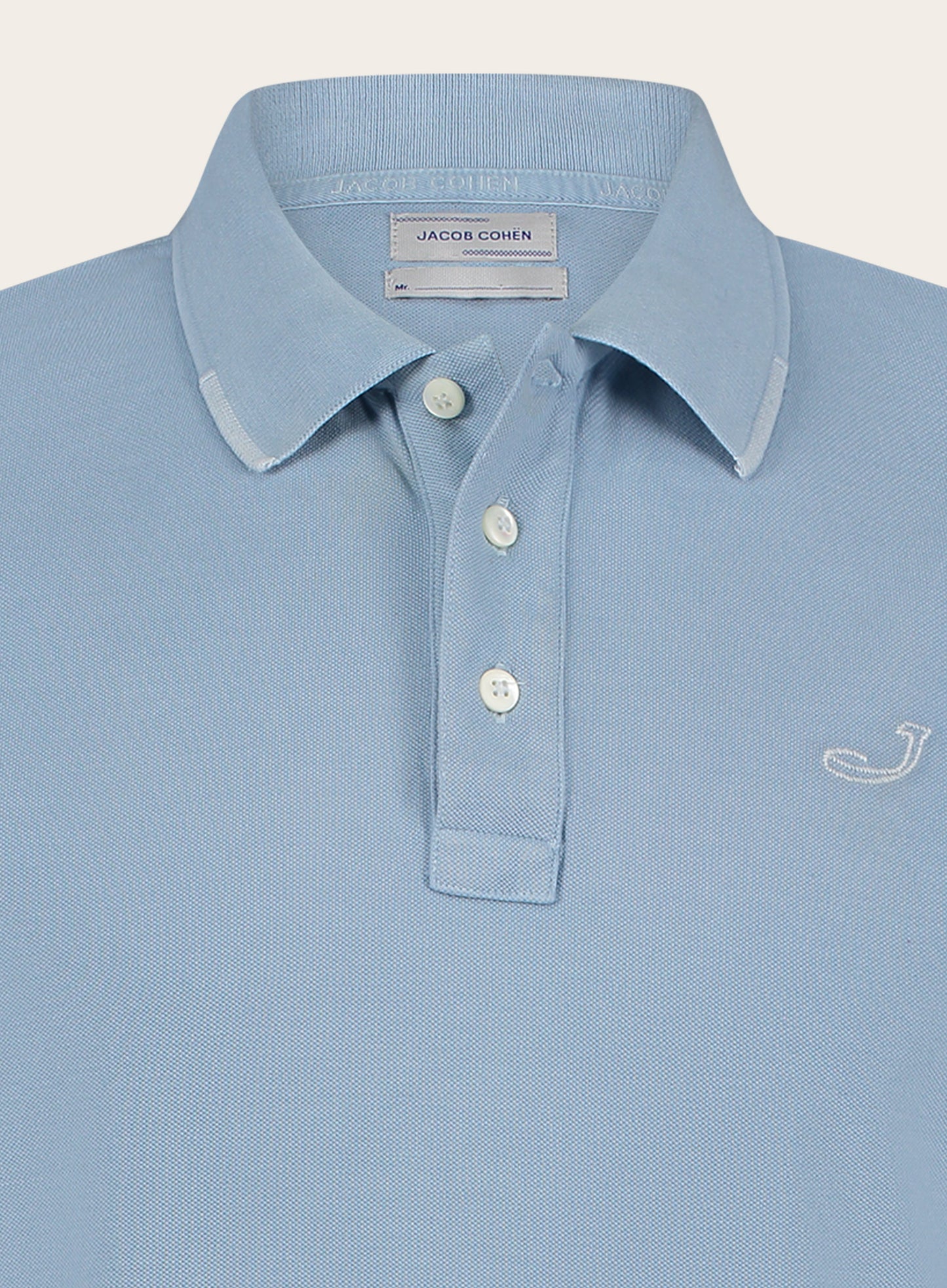 Poloshirt van katoen | L.Blauw 