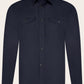 Overshirt van wol | BLUE NAVY