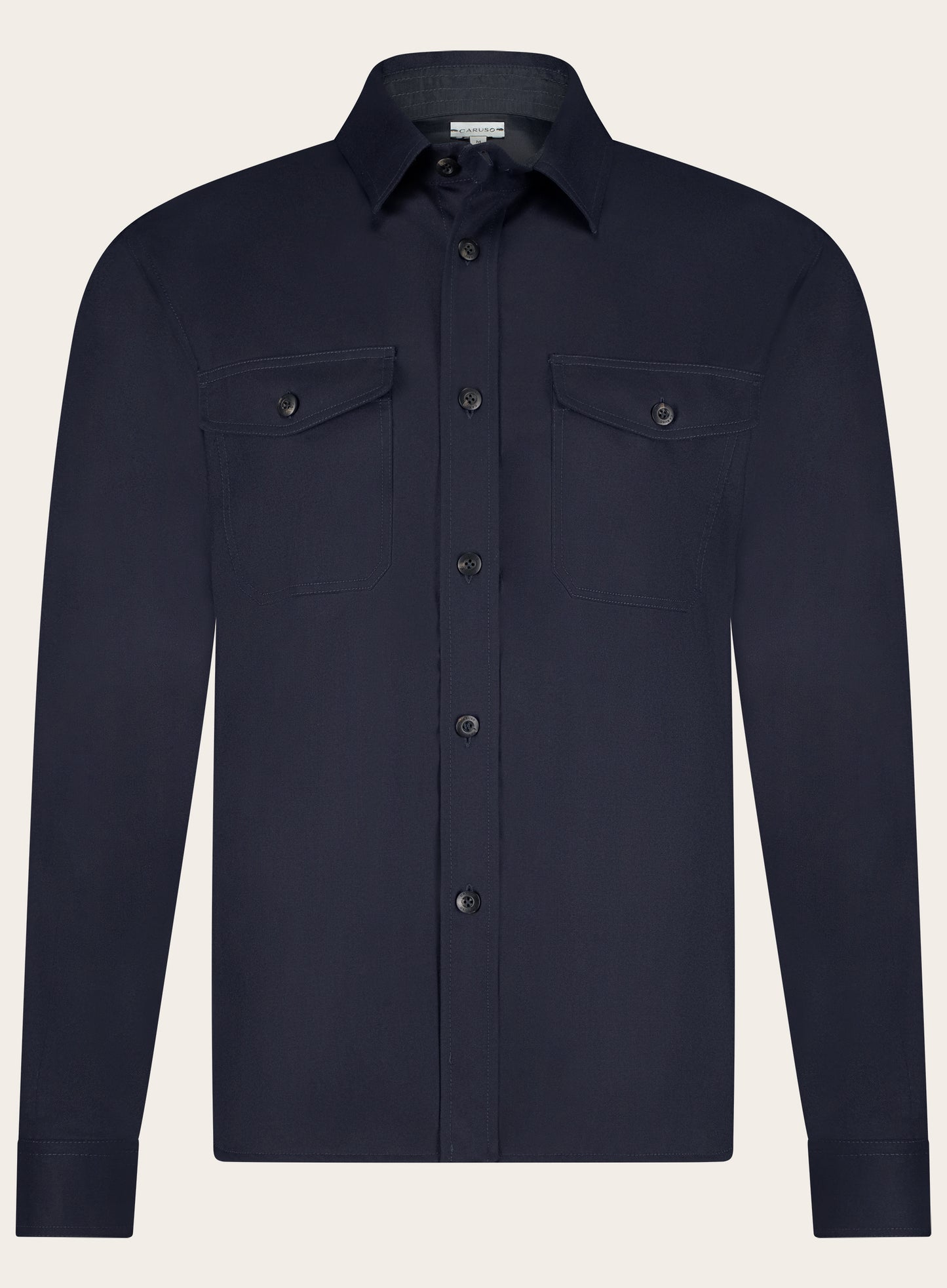 Overshirt van wol | BLUE NAVY