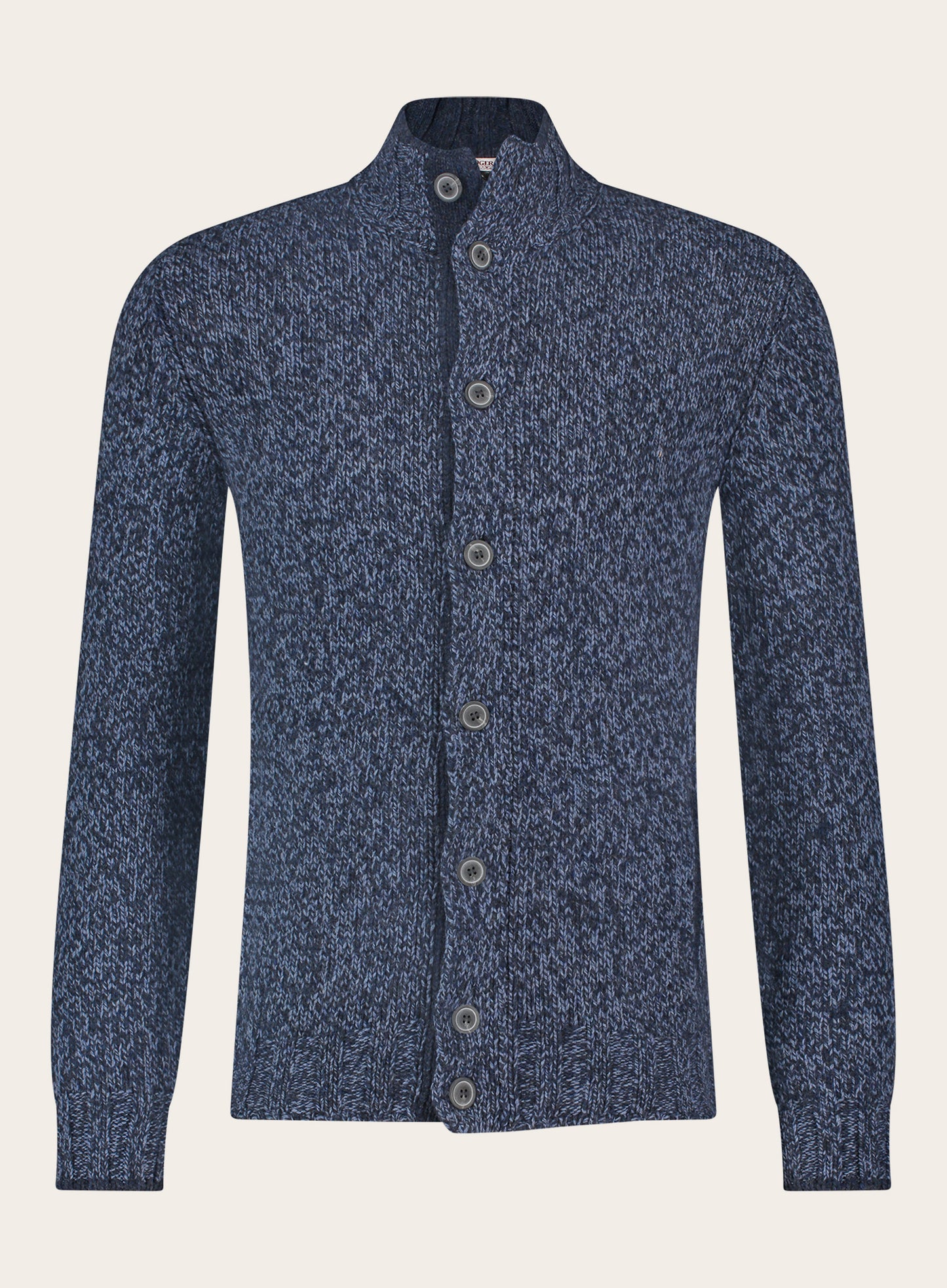 Cardigan van wol | Blauw