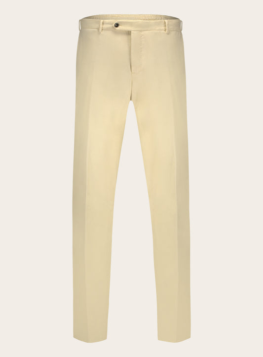 Pantalon van katoen en cashmere | L.BEIGE