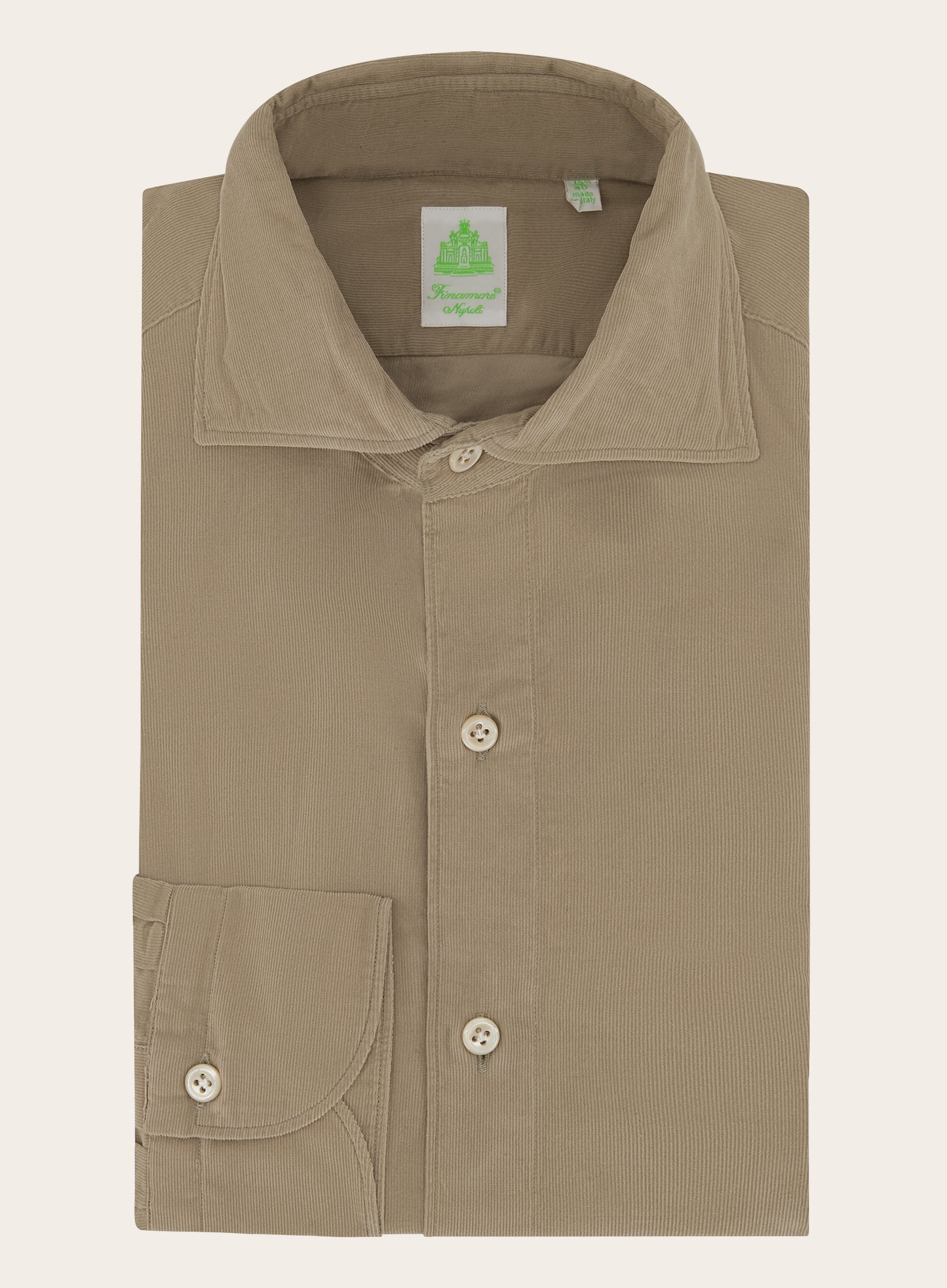 Shirt van katoen | Beige