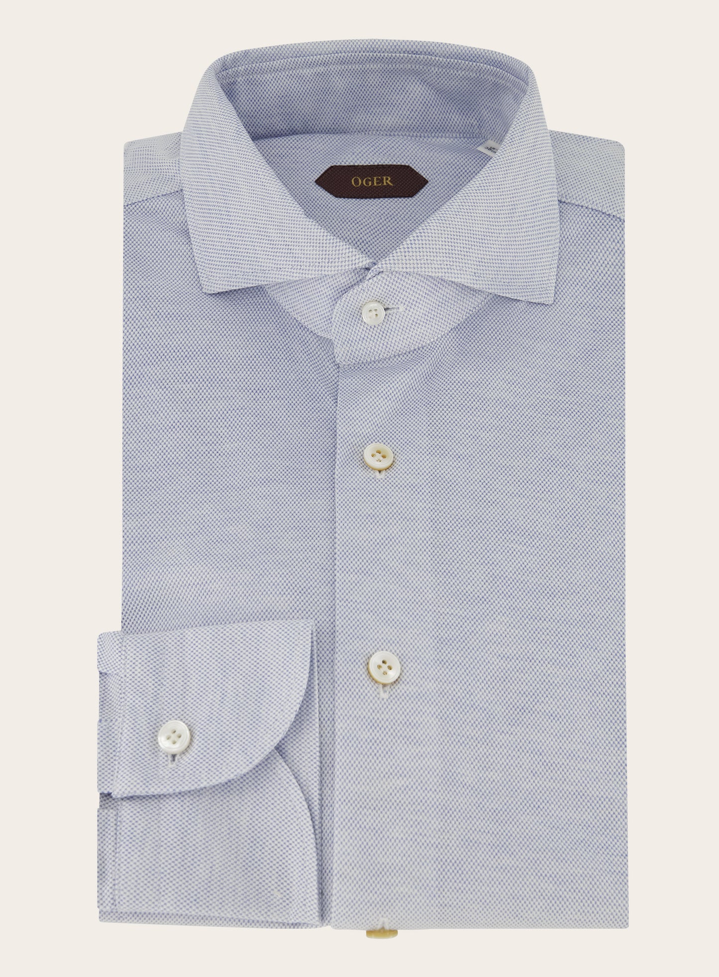 Shirt van katoen | L.Blauw 