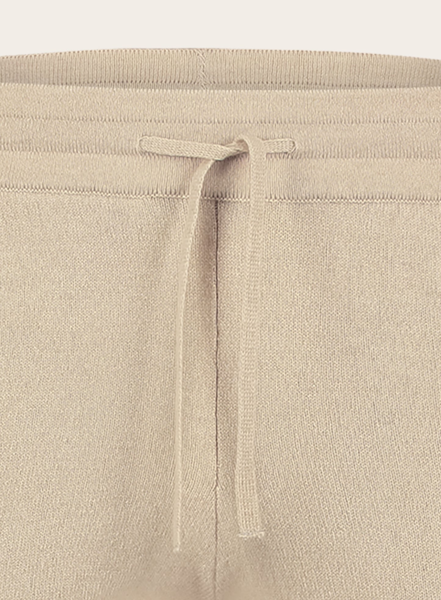 Slim-fit cashmere joggingbroek | Beige