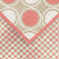 Reversible zijden-katoenen pochet | Rood