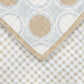Reversible zijden-katoenen pochet | Grijs