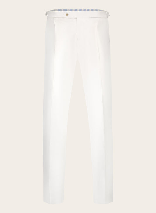 Pantalon van katoen | WHITE 