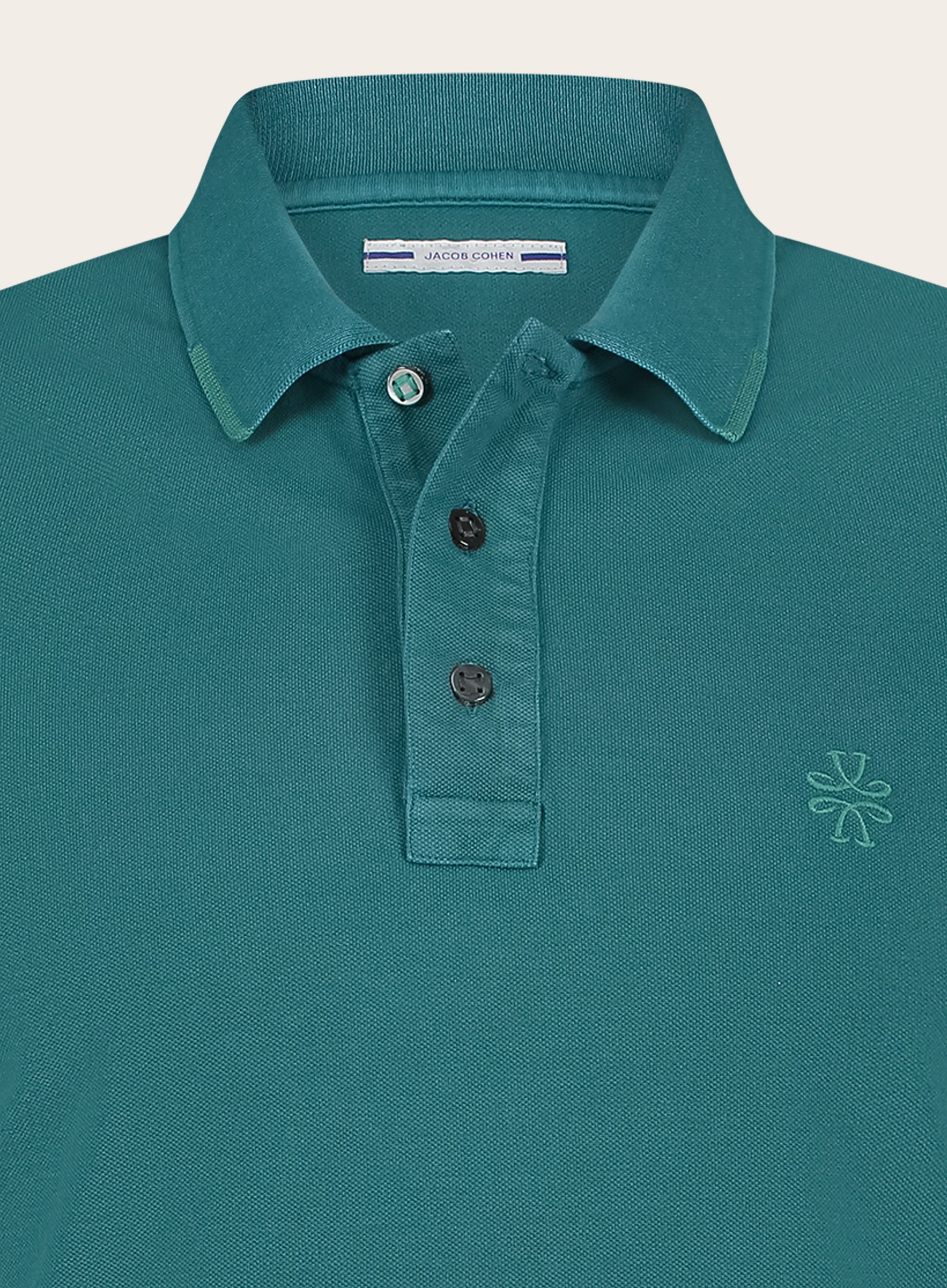 Poloshirt van katoen | Groen