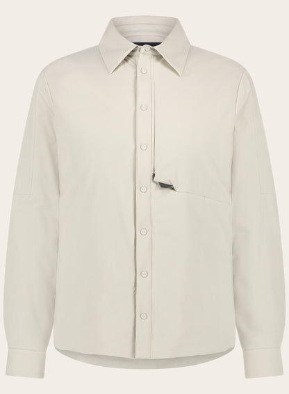 Overshirt met puntkraag | KIEZEL