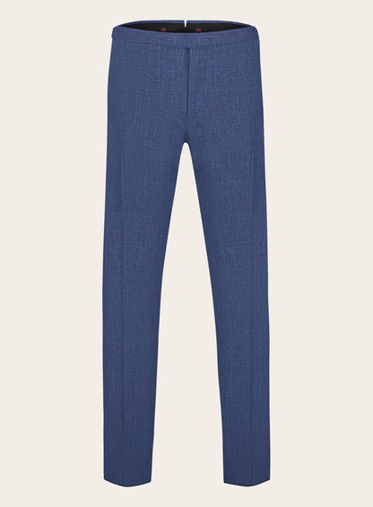 Pantalon van wol | Blauw