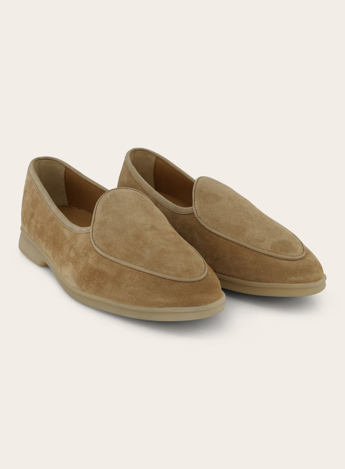 Stride loafers van suède | Beige 