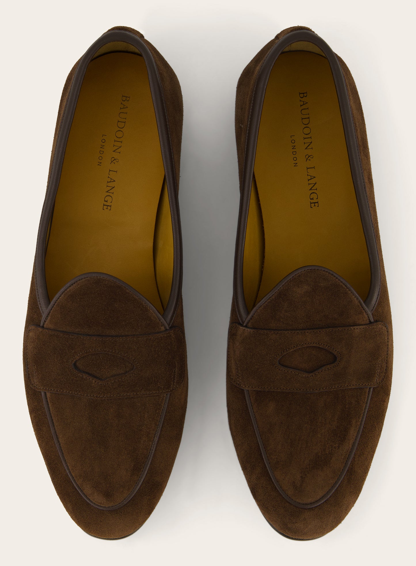 Ginkgo loafers van suède | D.Bruin