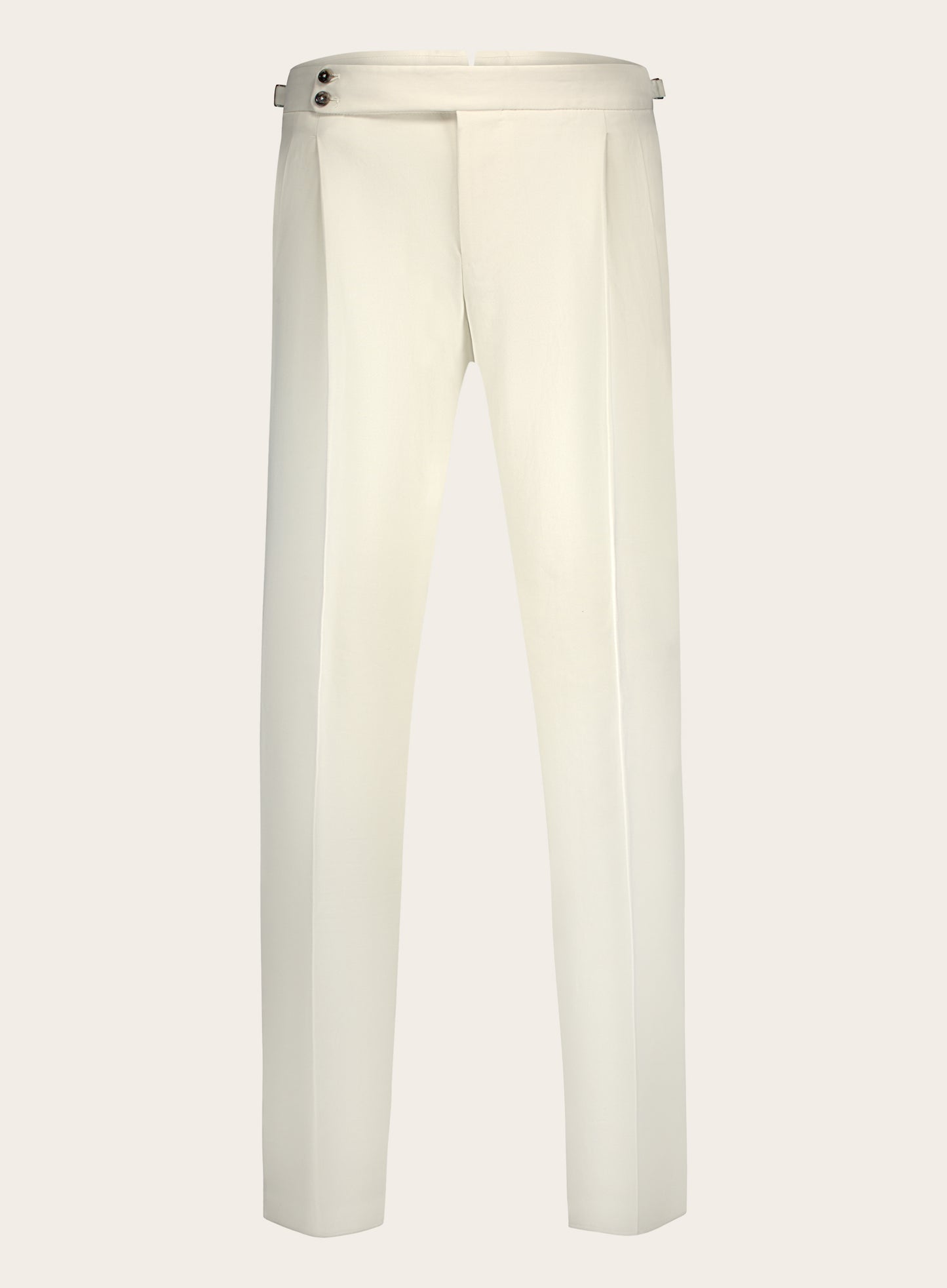 Pantalon van katoen en cashmere - ROOM-WIT